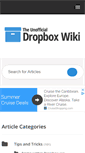 Mobile Screenshot of dropboxwiki.com
